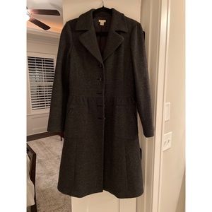 Halogen gray wool coat size Medium